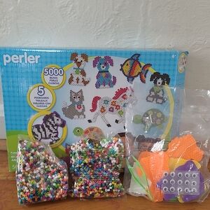Perler Bead Craft Kit with 5000 Beads, Almost NIB